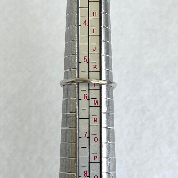 Sterling Silver 925 Dainty Round Smoky Quartz & Opal Accent Ring MISSING STONE - Picture 9 of 16